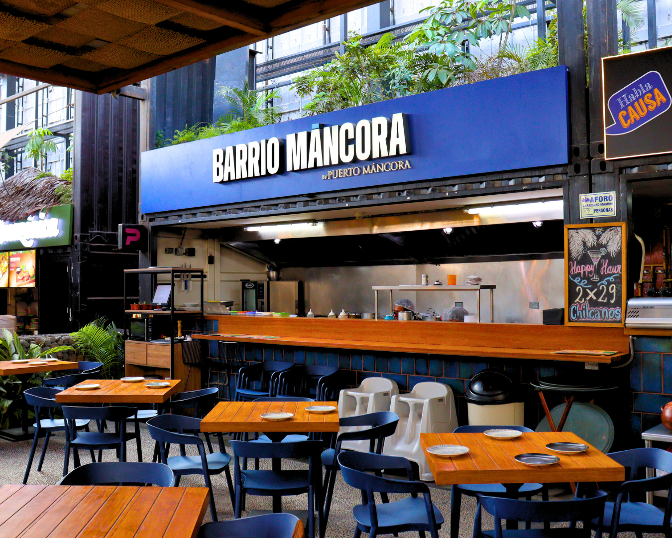 Frontis de Barrio Mancora